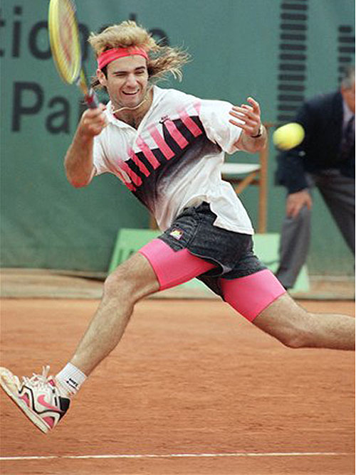 andre agassi nike air tech challenge 2